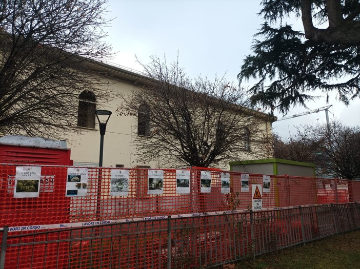 Il cantiere del Cinema Trento di Torre Pellice