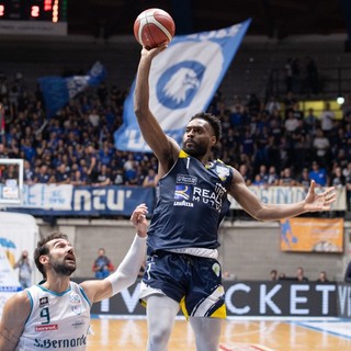 Kevion Taylor, 29 punti per lui questa sera. Credits: ufficio stampa Acqua San Bernardo Cantù