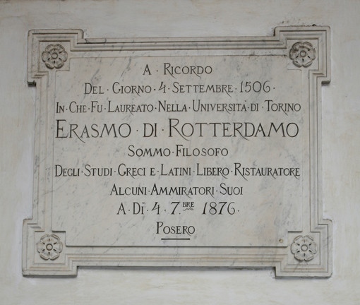 L'Università di Torino celebra Erasmo da Rotterdam