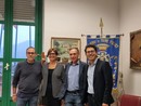 Da sinistra Ferrato, Maffè, Di Vito e Cogno alla firma del protocollo