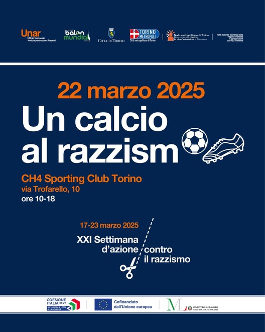 Torna l'appuntamento con Un Calcio al razzismo