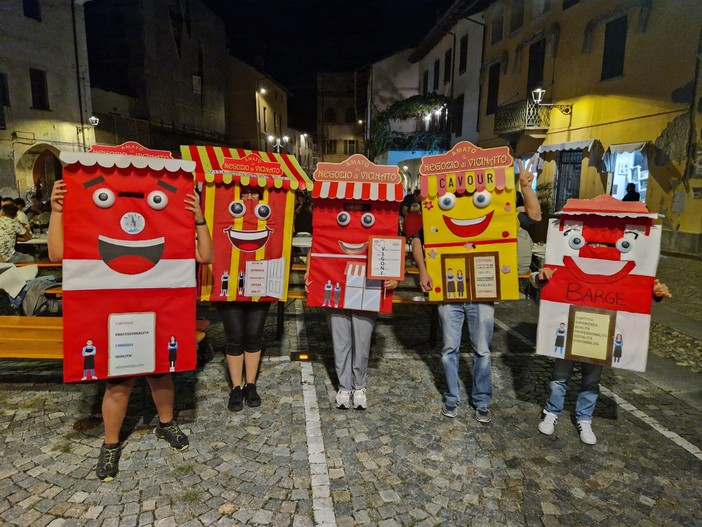 I negozietti Amato, in piazza a Vigone