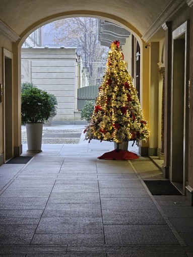 Gli ingressi decorati con ghirlande ed alberi: scopri dove