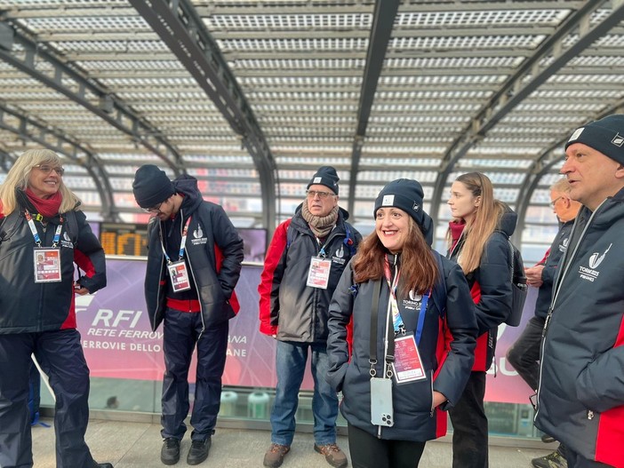 Universiadi 2025, i primi arrivi degli atleti alla Stazione di Torino Porta Susa