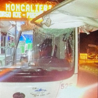 incidente autobus moncalieri