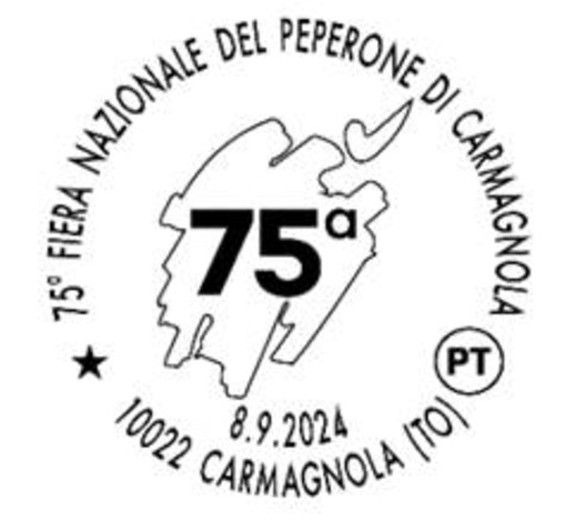 Fiera del Peperone di Carmagnola, Poste Italiane dedica uno speciale annullo filatelico