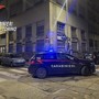 auto dei carabinieri di notte