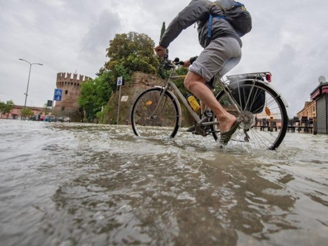 Immagine dell'alluvione in Emilia Romagna