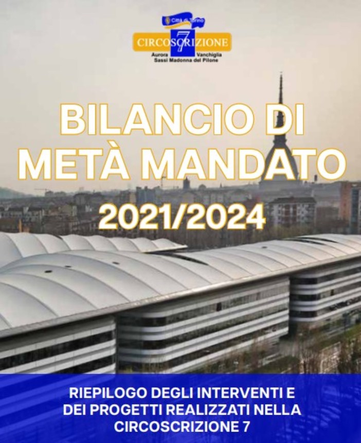 La Circoscrizione 7 pubblica il Bilancio di metà mandato