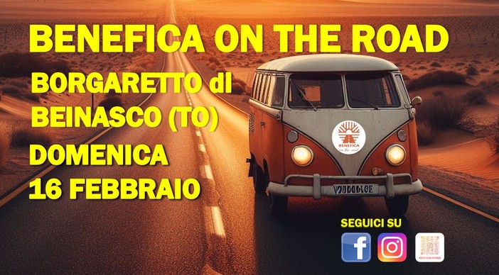 Borgaretto di Beinasco: domenica 16 arriva “BENEFICA ON THE ROAD”!