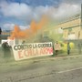 Blitz antimilitarista contro “il polo bellico&quot; di via Marche: “La guerra è qui, a Torino”