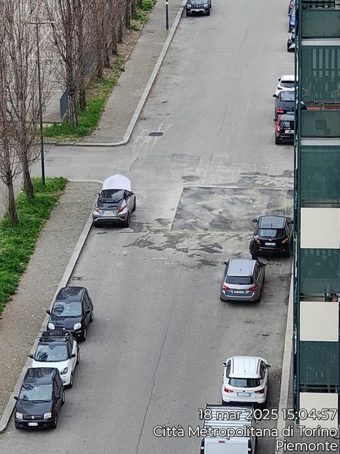 Viabilità dissestata in via Rignon