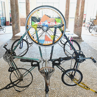 Biciclette in esposizione