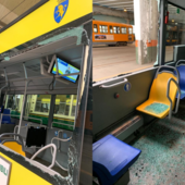 Ancora violenza sui bus Gtt: vetro in frantumi su un mezzo della linea 8