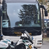 bus Nuova Zelanda parcheggiato