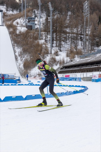 Atleta di Biathlon