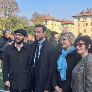 Marchisio e Sonego inaugurano i nuovi campi sportivi di Pietra Alta-Falchera