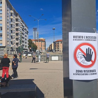 Zona rossa in piazza Bengasi, anche la Lega con Lo Russo: &quot;Qui spaccio e degrado&quot;