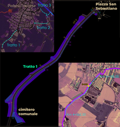 Piobesi, presto al via i lavori anche per la ciclabile verso il cimitero