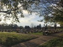 cimitero parco - foto di archivio