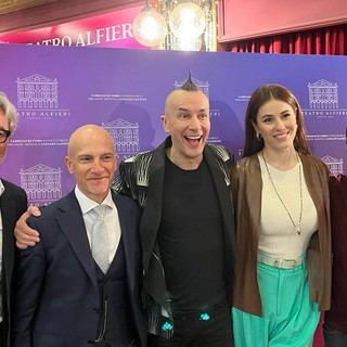 Luciano Cannito, Fabrizio Di Fiore, Arturo Brachetti, Diana del Bufalo e Giovanni Maria Lori