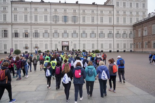 turisti in visita a Palazzo Reale