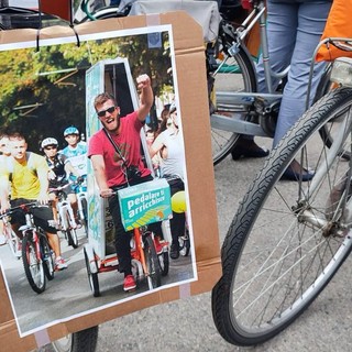 La pista ciclabile di via Nizza porterà il nome di Gabriele del Carlo e Velio Coviello