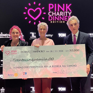 Seconda edizione della “Pink Charity Dinner”: raccolti 35 mila euro per l'Istituto di Candiolo