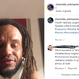 Clown Idà tumefatto con collare