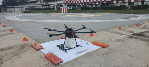 La sanità prende il volo: il drone che trasporta gli organi dal CTO alle Molinette