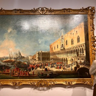 Il grande quadro di Canaletto, super star di Flahback: partita la fiera che unisce arte antica e contemporanea