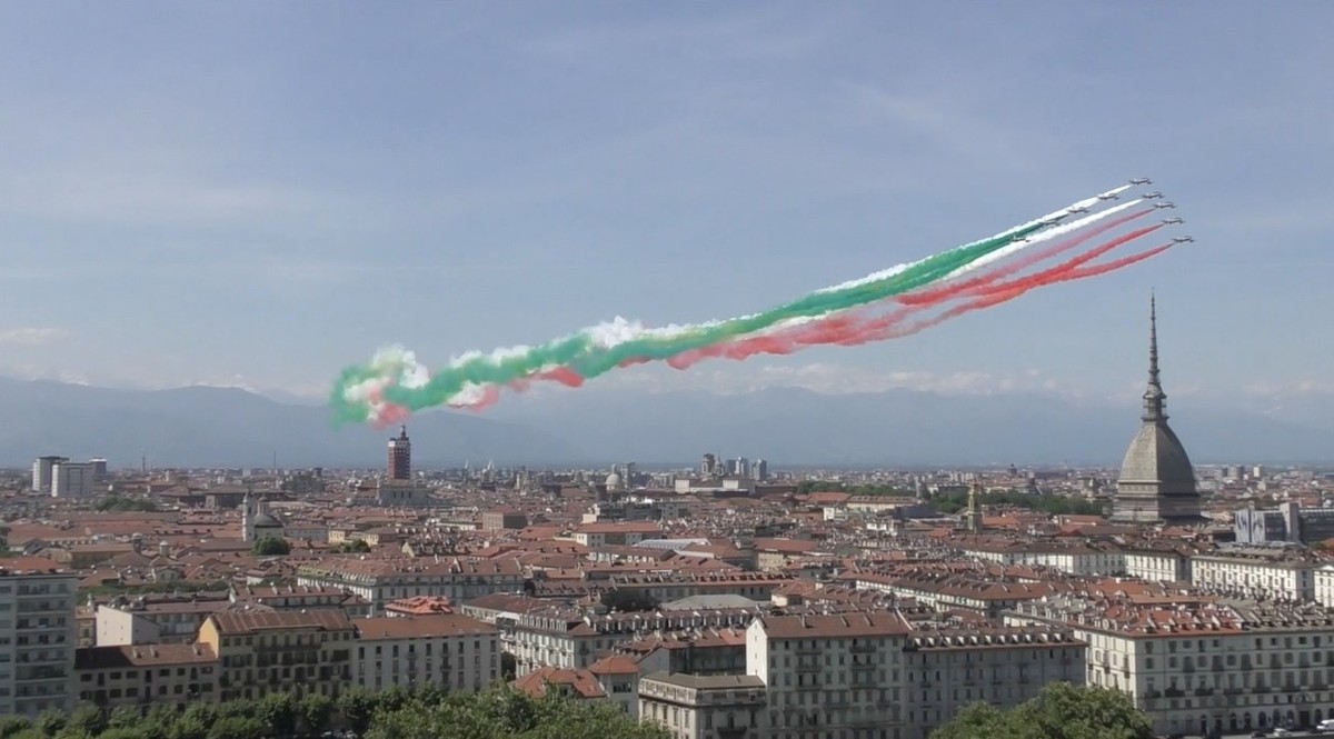 Torino si prepara allo show delle Frecce Tricolori tutti i