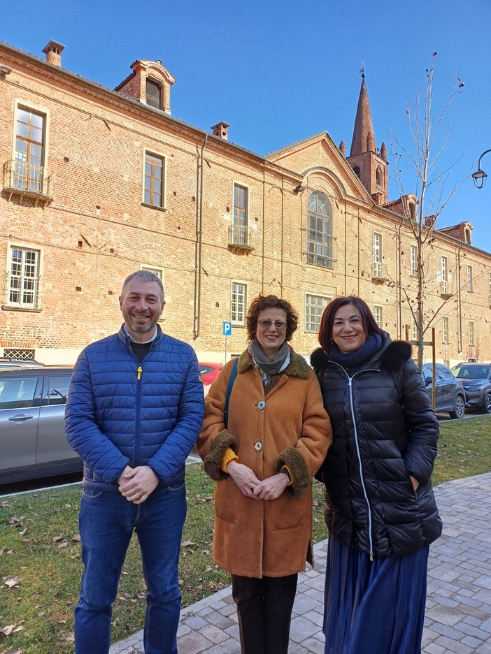 La visita del vicesindaco Jacopo Suppo con la consigliera delegata Caterina Greco