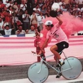 francesco moser in maglia rosa