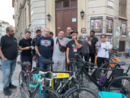 Flash mob dei rider in via Verdi