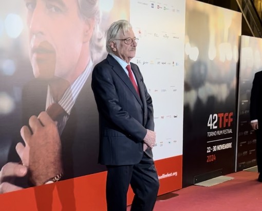 Giancarlo Giannini sul red carpet del 42° Torino Film Festival