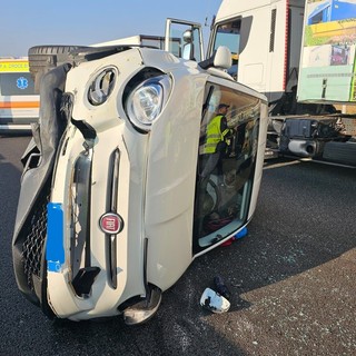 Incidente al sito interporto, traffico paralizzato sulla tangenziale sud