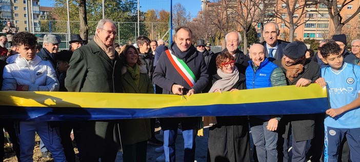 giardino di via Mascagni riqualificato