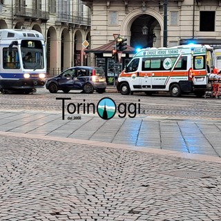 Incidente tra auto e tram