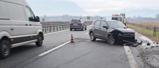 Incidente sull'autostrada A5: traffico rallentato tra San Giorgio e Scarmagno