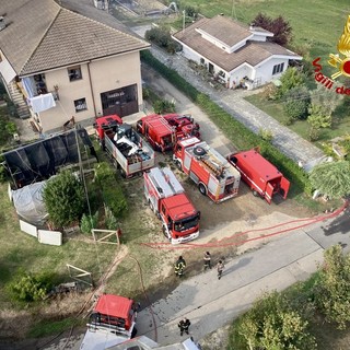 mezzi dei vigili del fuoco