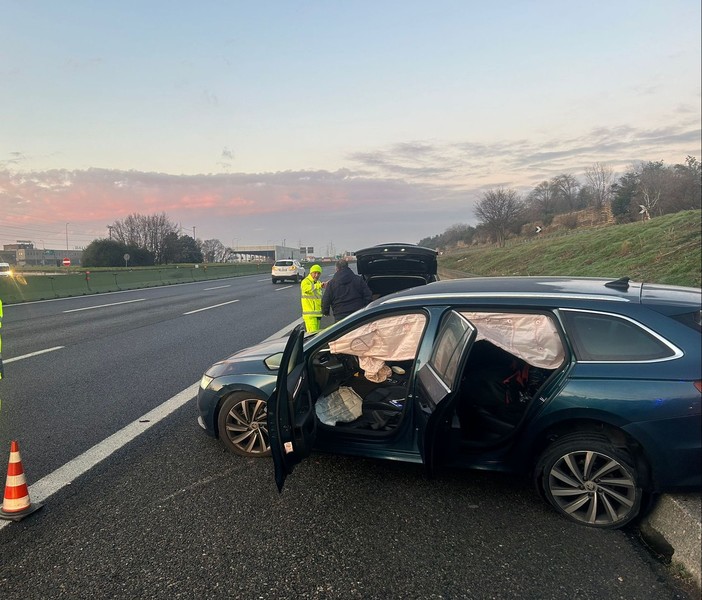 Incidente all'altezza di Venaria Sud: coinvolta una sola auto