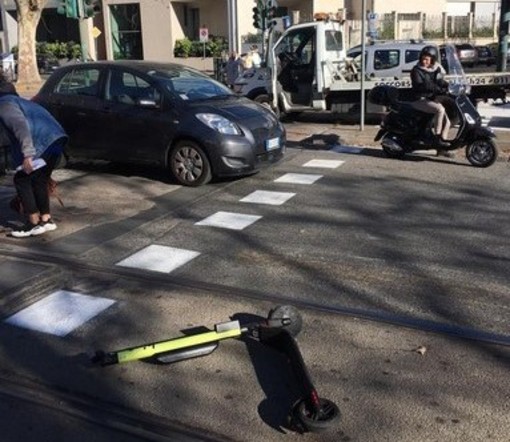 Auto contro monopattino, 29enne grave al San Giovanni Bosco (foto d'archivio)