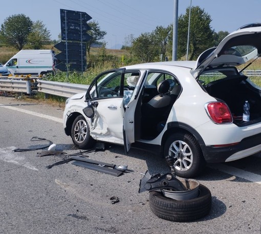 Incidente allo svincolo di Collegno: tre persone ferite e traffico paralizzato sulla tangenziale