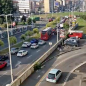 traffico in piazza Baldissera