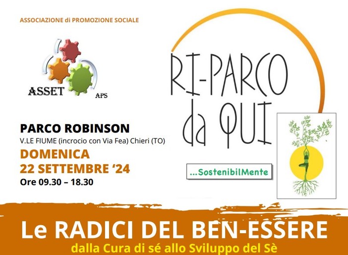 A Chieri arriva &quot;Le Radici del Ben-Essere&quot;: una giornata dedicata al benessere psicofisico