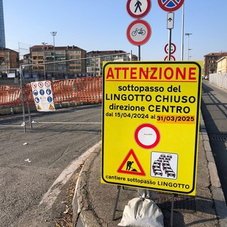 Ancori lavori e chiusure per il sottopasso del Lingotto