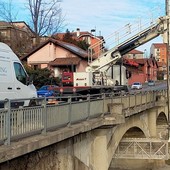 Verifiche al ponte sul Sangone di Beinasco per valutarne la stabilità