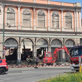 lavori porta susa dopo il crollo