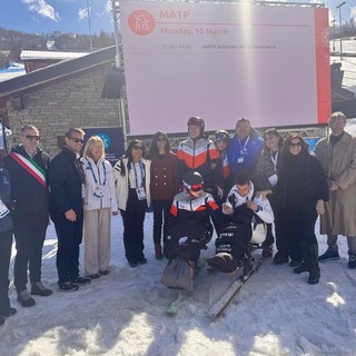 Usha Vance a Bardonecchia per gli Special Olympics